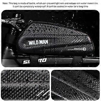 【New】 WILD MAN EX Waterproof Front Bag MTB Mobile Phone Sets Bicycle Tube Bag Riding Accessories