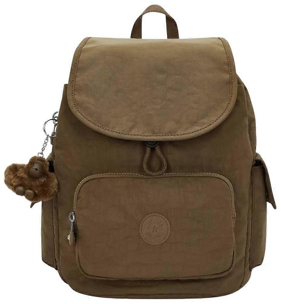 Kipling City Pack Small Backpack - Smooth Khaki