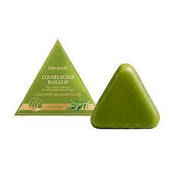 Rosemary Concentrated Shampoo Bar 120g, Clears Scalp Buildup & Strengthens Hair, Natural Triangle Shampoo Bar for Fullness & Stronger Scalp