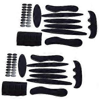 2 Pack Universal Cycling Replacement Sponge Pads Set Helmet Cushions Kit compatible with Bike Cycling Motorcycl
