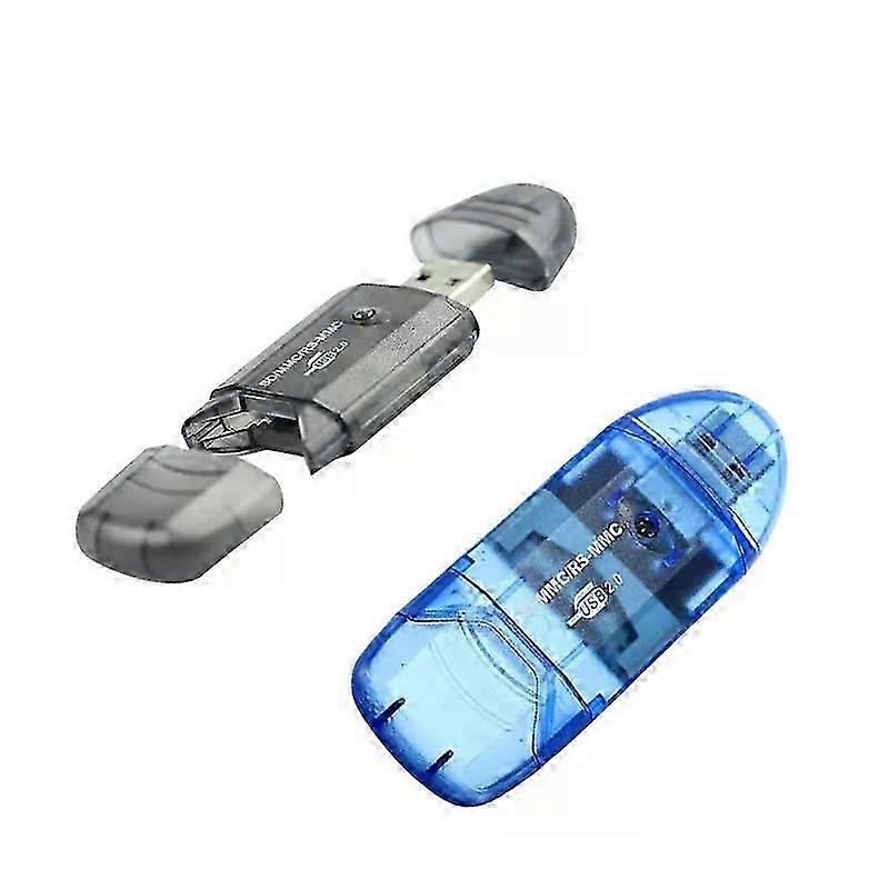 USB 20 Card Reader SD SDHC MMC Memory Card Extend Adapter compatible with PC Laptop Computer Camera View Data Micro SD Card Writer Dongle
