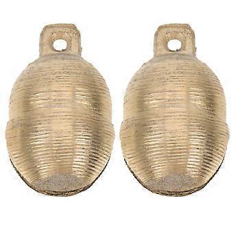 Messing hundeklokke halsbånd for kjæledyr til 8 stk. Golden Bells