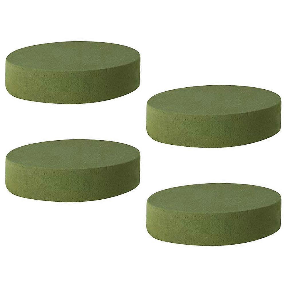 Plastblommig lerbas för hemblommor, 4-delars set