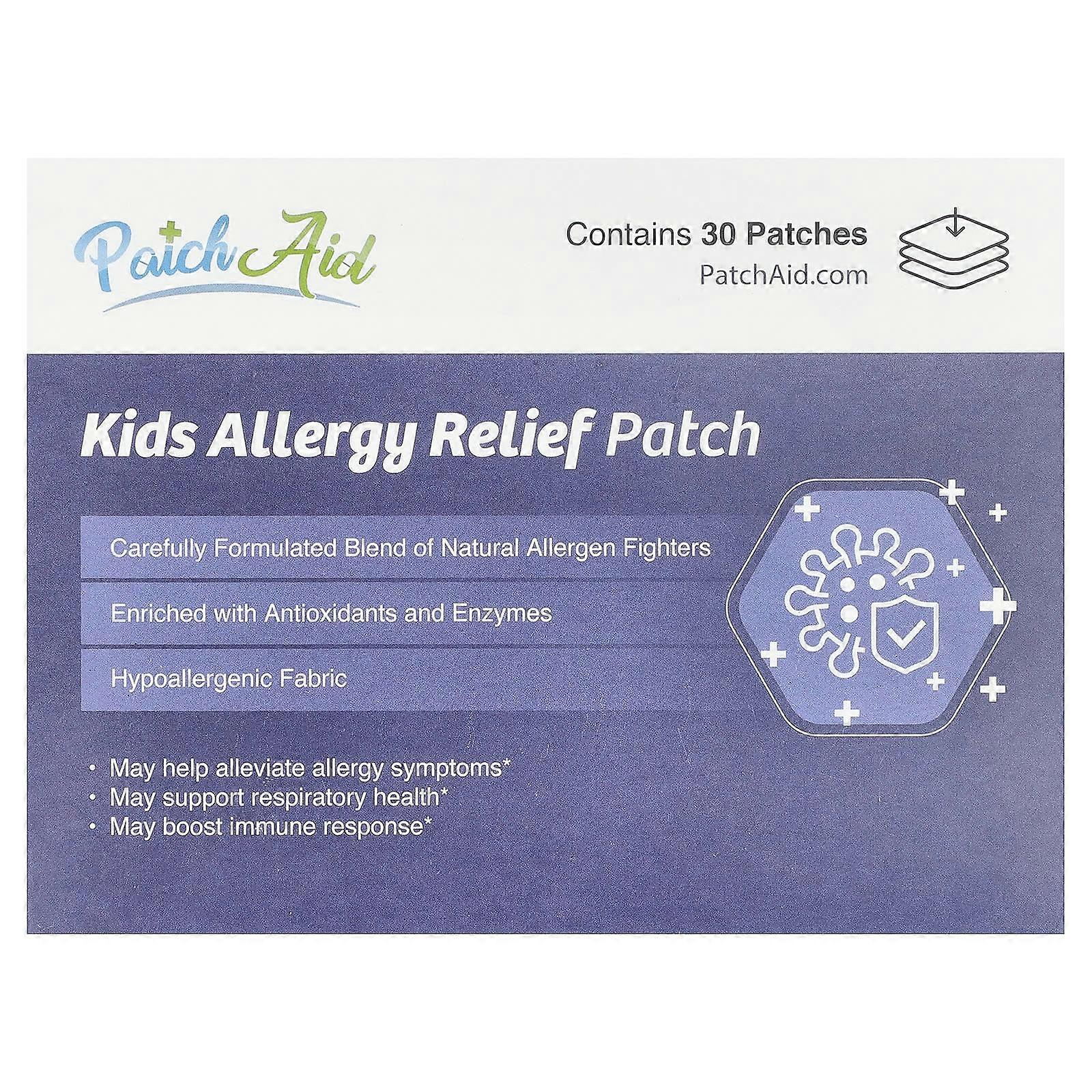 PatchAid, Kids Allergy Relief Patch, 30 Patches