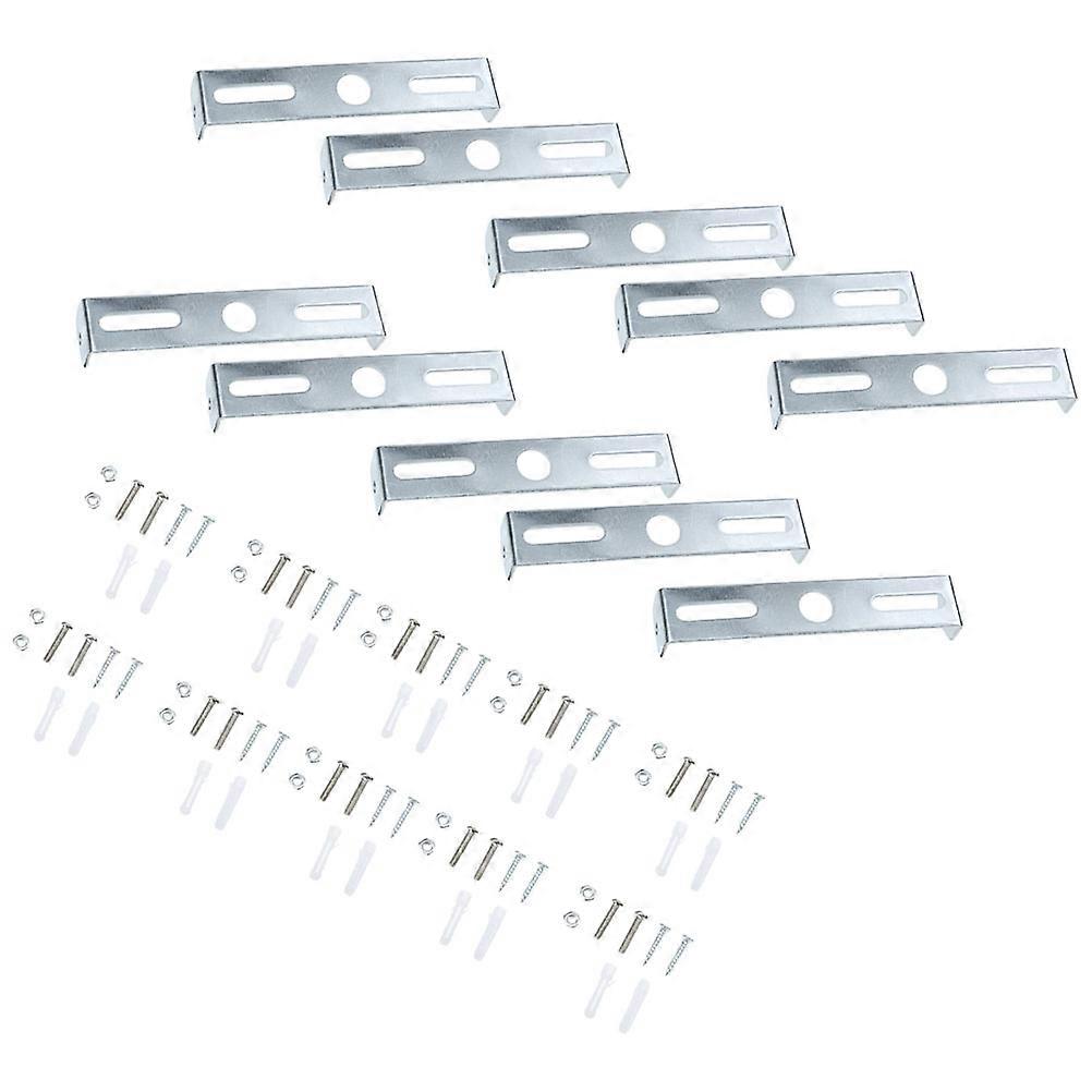 Light Fixture Mounting Bracket for Holding Use 15Pcs Silver Metal Ceiling Support