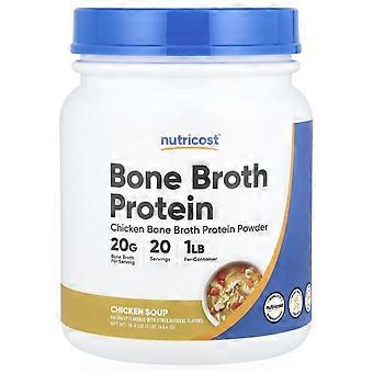 Nutricost, Bone Broth Protein, Chicken Soup, 1 lb (464 g)