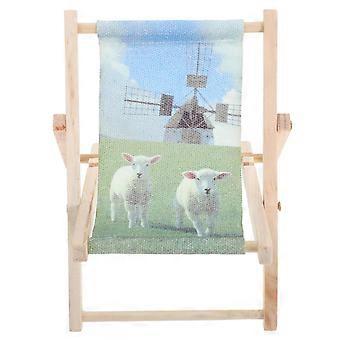 Chair Phone Holder Wooden Miniature Doll Chair for Home Multi