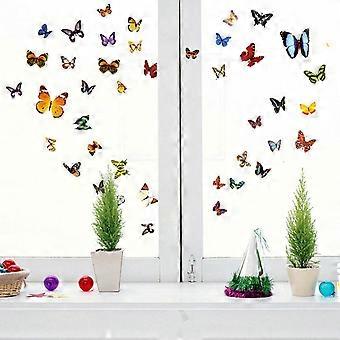 Adesivo de parede removível Heytea Colorful Butterflies, sala de estar quarto casa berçário decoração adesivo DIY Art Wall Mural