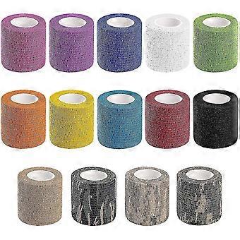 14 Pcs Athletic, Sports Wrap Tape & Bandage Wrap Stretch Self Adherent Tape
