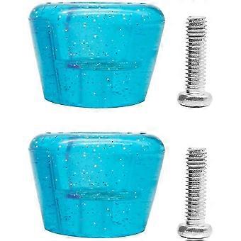 Rolschaats Toe Stoppers, 1 Paar Universele PU Rolschaats Toe Stops Pluggen Remblok met Schroeven