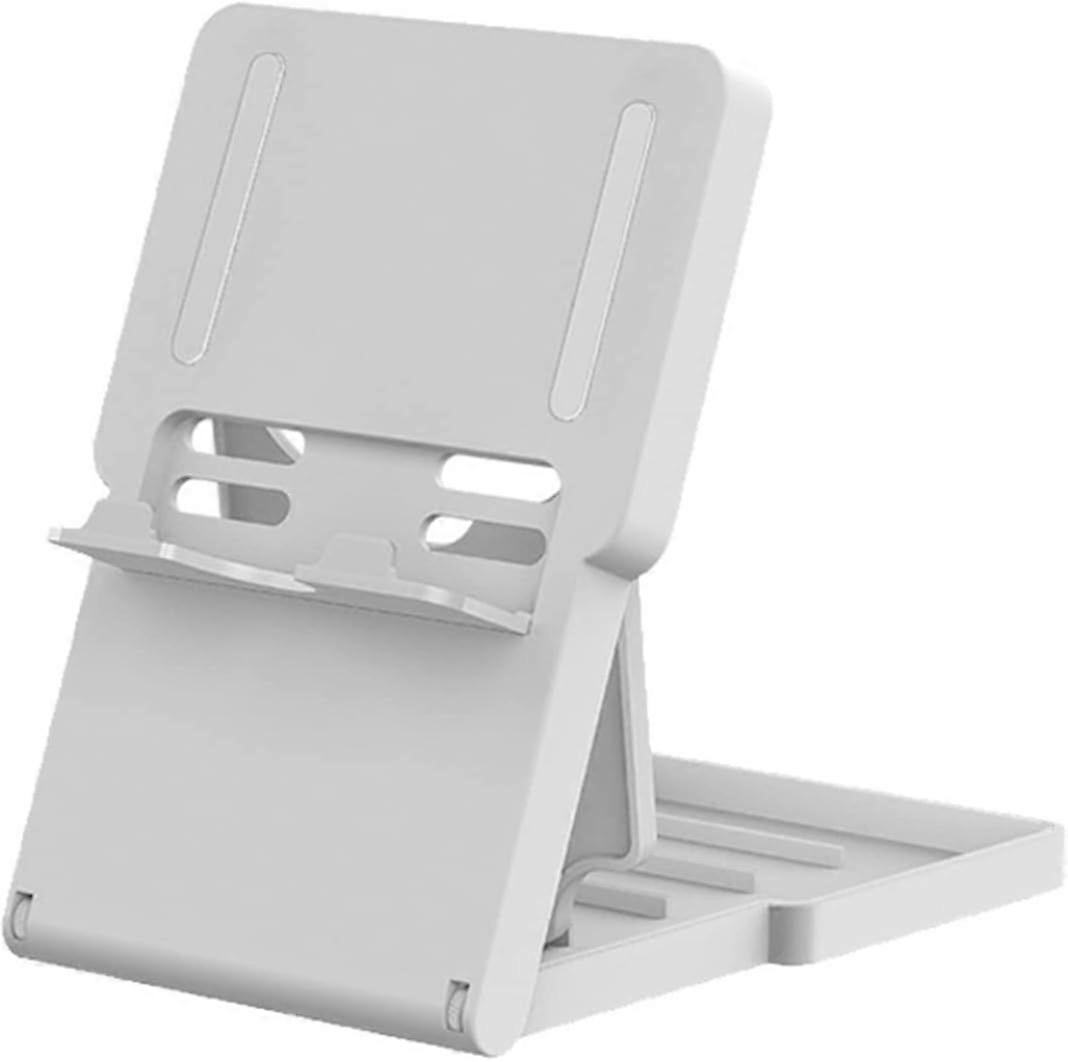 Adjustable Stand Compatible with Nintendo Switch (Gray), Foldable Portable Compact Gaming Stand for Switch OLED/Switch Lite Console, Switch Holder wit