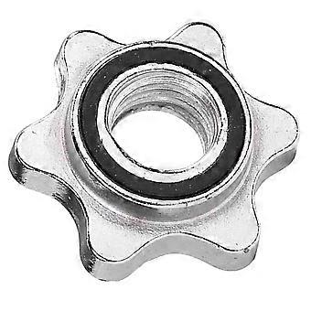 Dumbbell Lock Bar Hex Nut Barbells Fixed Clamps Clips Collar Hardware