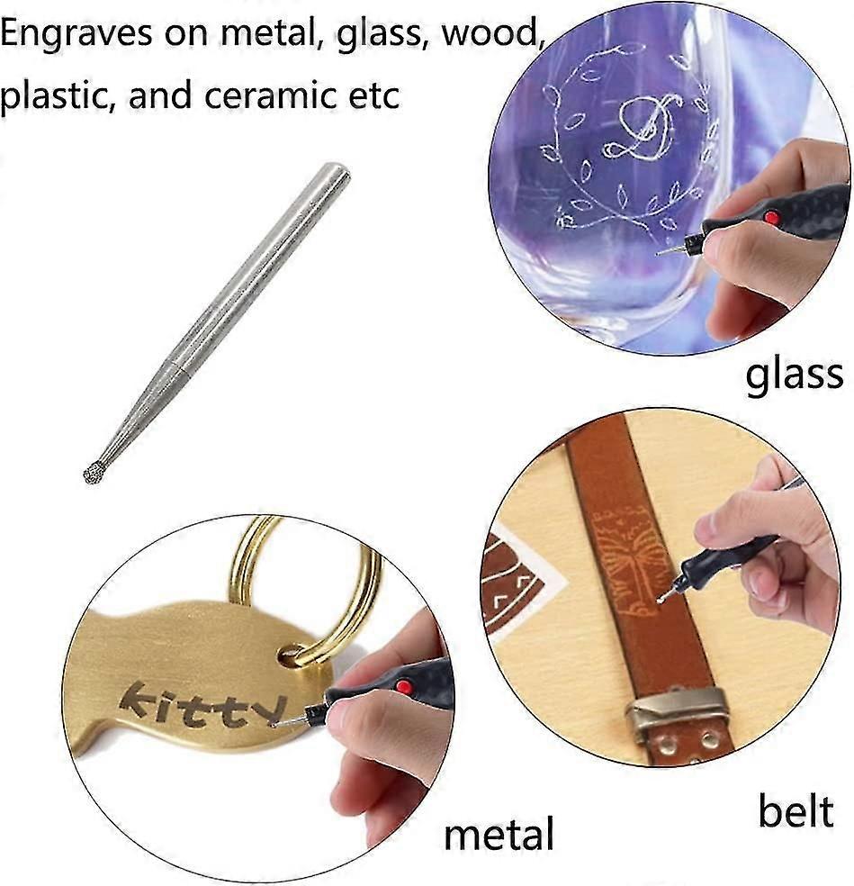 Replacement Diamond Bits For Cordless Electric Engraving Engraver (10pcs
