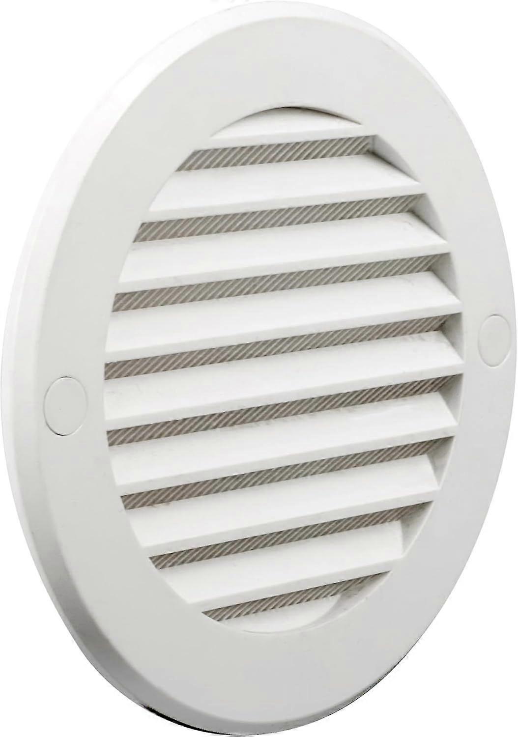 Plastic ventilation grille - Insect protection, white, ventilation system: 100 mm