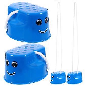 4pcs Stepper Toy Parent-Child Stilts Walking Stilts Toy Balance Toy for Toddler Walking