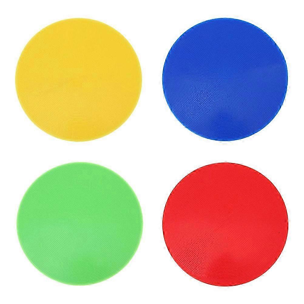 PVC Durable Floor Spots Compatible with Training Use Circle Markers 4Pcs