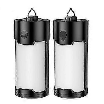 Lanternes de camping portables et étanches à piles de 800 lumens, éclairage d'extérieur lumineux pour la randonnée, la pêche, les voyages et les urgences.