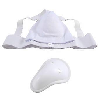 Copa Protetor de Virilha Homens, Boxe Kickboxing Muay Groin Guard, Ventilado Ajustável, Karate Fighting Training S