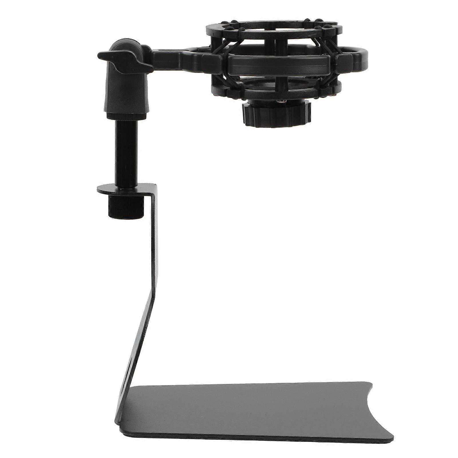 1 Set ABS Microphone Holders Multi-function Iron Microphone Mount Clamps