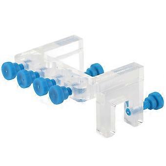 Acrylic Aquarium Fish Tank Hose Tube Fixing Clamp Holder for 10mm Dia Water Pipe