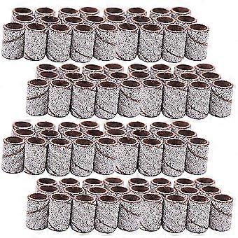 Sanding Band Nail Sanding Bands for Nail Polishing 300Pcs White