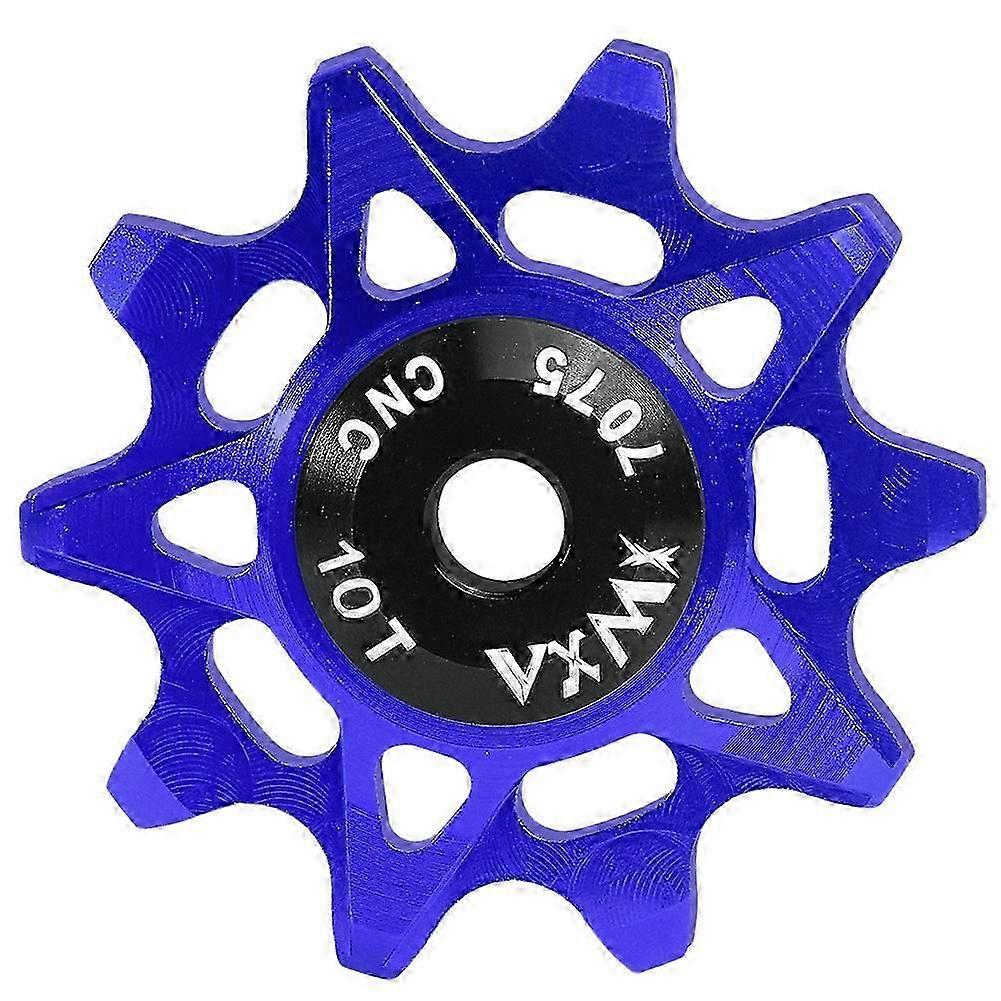 10T derailleur pulley blue