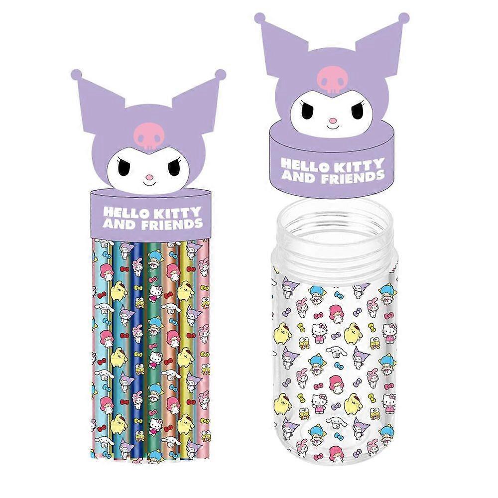Trousse à crayons Hello Kitty Kuromi avec pot