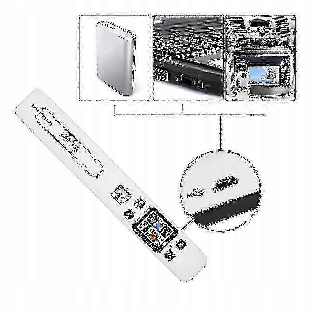 A4 WiFi Handheld Scanner - 1050dpi High-Precision Document Scanning Device