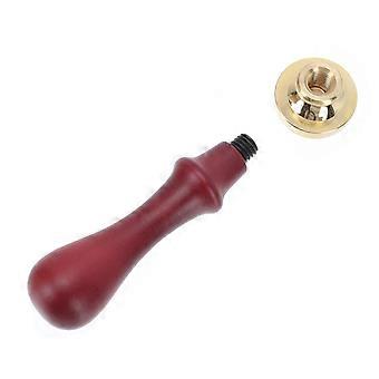Eye Shadow Pressing Tool Delicate Stamper for Dispense 1Pcs with Natural Wooden Handle