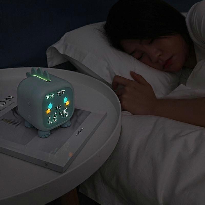 Digital Kids Led Alarm Clock,adjustable Nightlight Timerpink