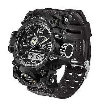 Montre militaire pour hommes, édition de montre numérique de sport étanche à double affichage