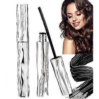 Iron Wand Mascara, kleine Stahltube-Mascara, wasserfest, langanhaltend, wischfest, klumpt nicht, geeignet für längere und dickere Wimpern