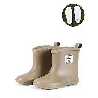 Kid Rain Boots for Toddlers, Boys & Girls - Lightweight Flexible Rubber Boots with Non Slip Sole, Slip-on Design