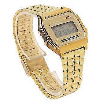 Orologio digitale per bambini, ragazzi e ragazze, alla moda, in acciaio inossidabile, orologio sportivo, regalo di compleanno in oro