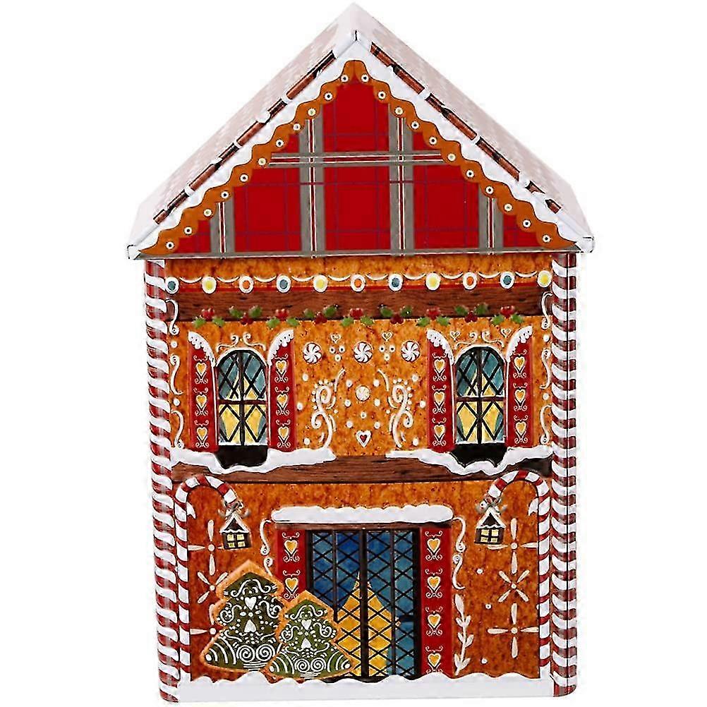 Metal Gingerbread Cookie Tin