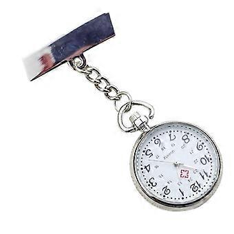 1pc Praktyczny kieszonkowy zegarek pielęgniarki Zegarek kieszonkowy Fashion Alloy Brelok do kluczy