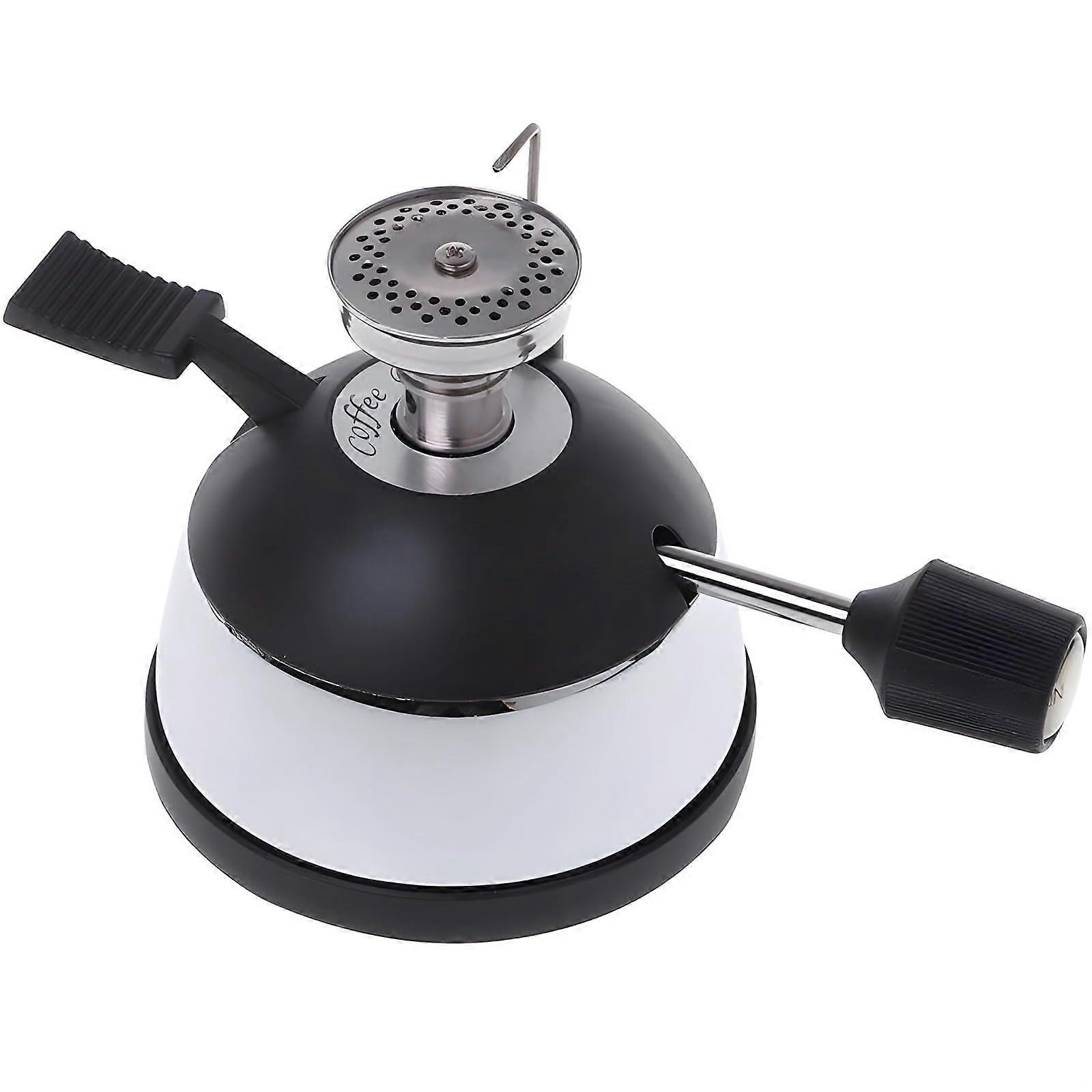 Portable Butane Stove with OneTouch Ignition, Adjustable Flame Control and Windshield for Camping