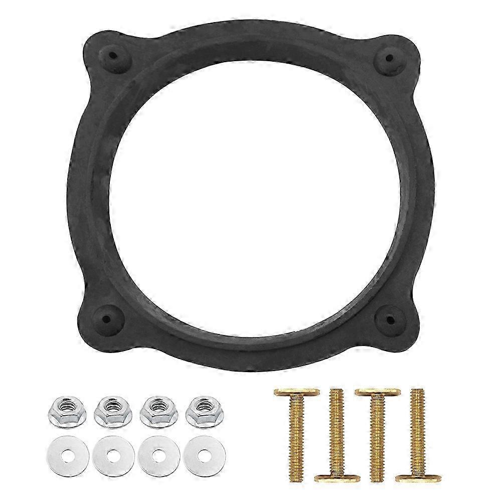 Black Rubber Floor Flange Seal Kit