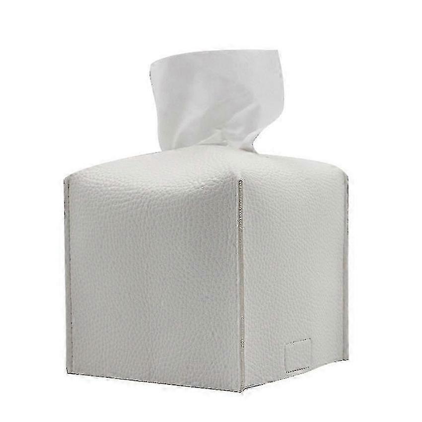 PU Leather Foldable Tissue Box Cover