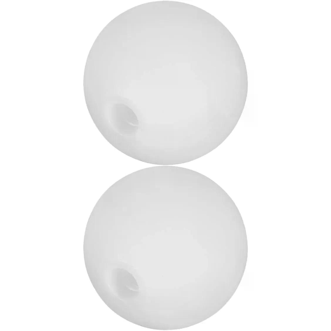 White round Globe Lamp Shade 2 Pack Single Hole