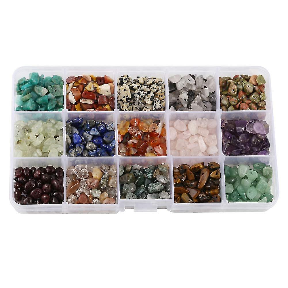 15 Different Type Gemstone Chip Bead Crystal Quartz Stone Irregular Shaped Loose Beads Crushed Chunked Crystal Pieces