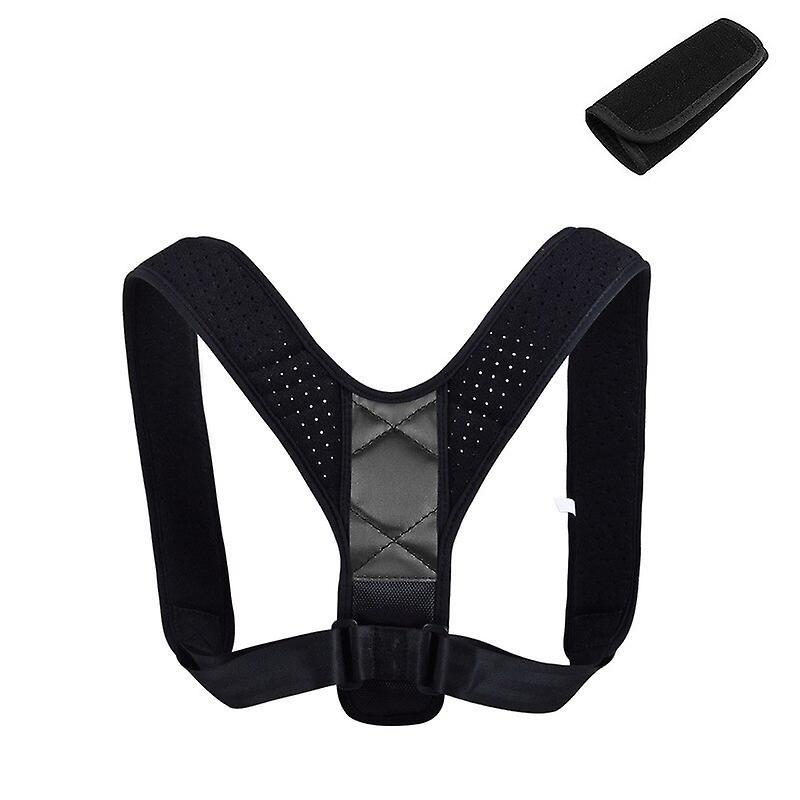 Back Support Posture Corrector Spine Back Shoulder Support Corrector Band Adjustable Brace Correction Humpback Back Pain Relief-set 1