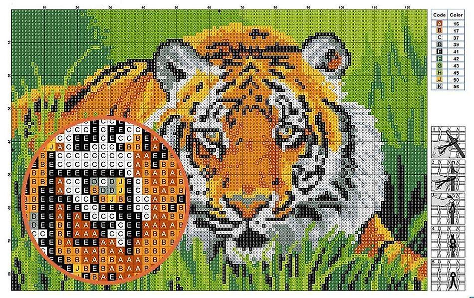 Rug Making Latch Hooking Kit | Sleeping Cat (58x85cm Blank Canvas)