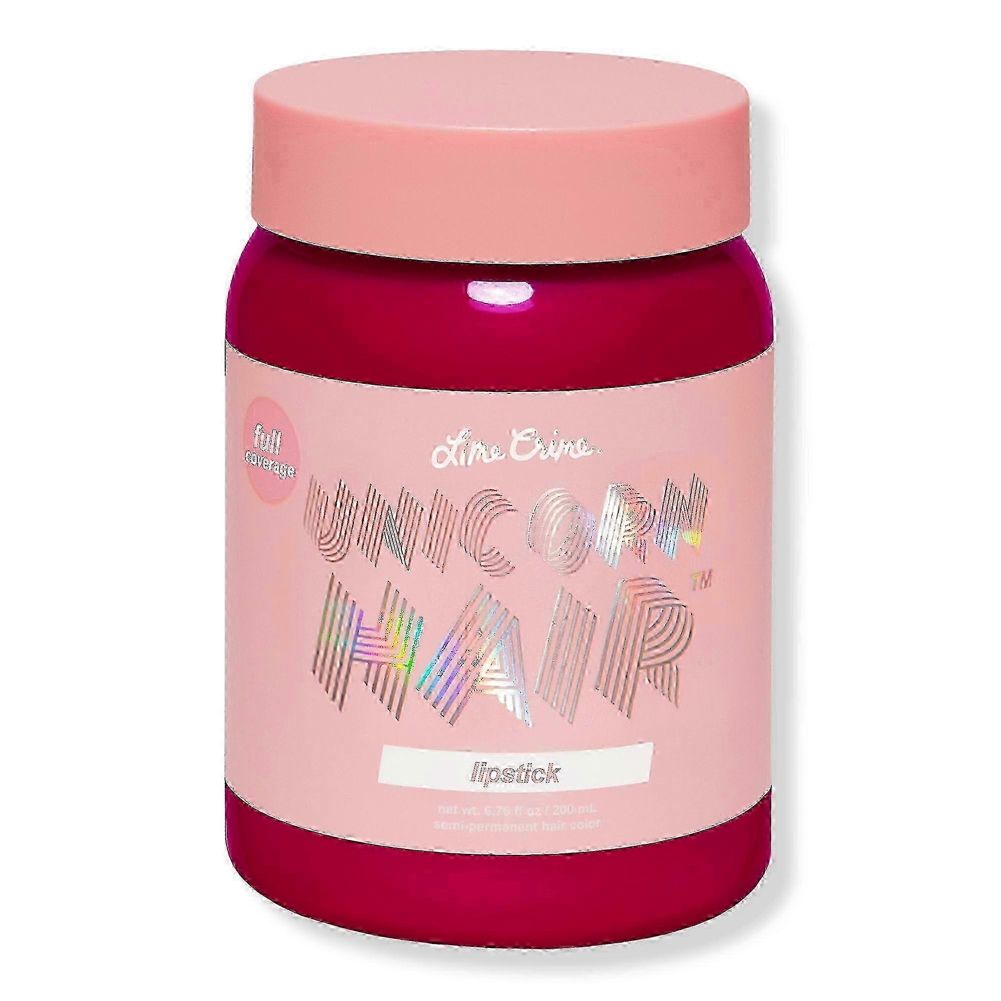 Lime Crime Unicorn Hair Semi-permanent Hair Color Full Coverage, Lipstick, 6.76 Oz