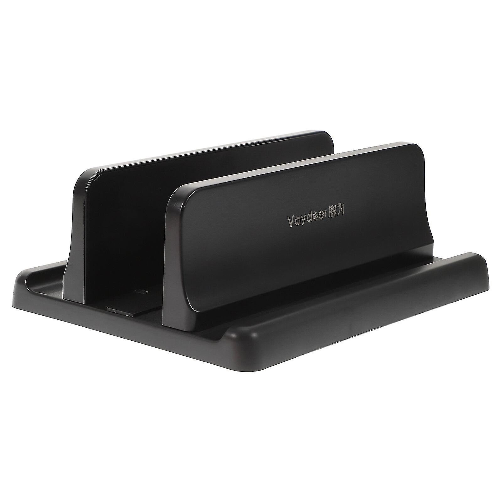 1pc Laptop Stand Vertical Type Laptop Bracket Compatible For Pro (black)