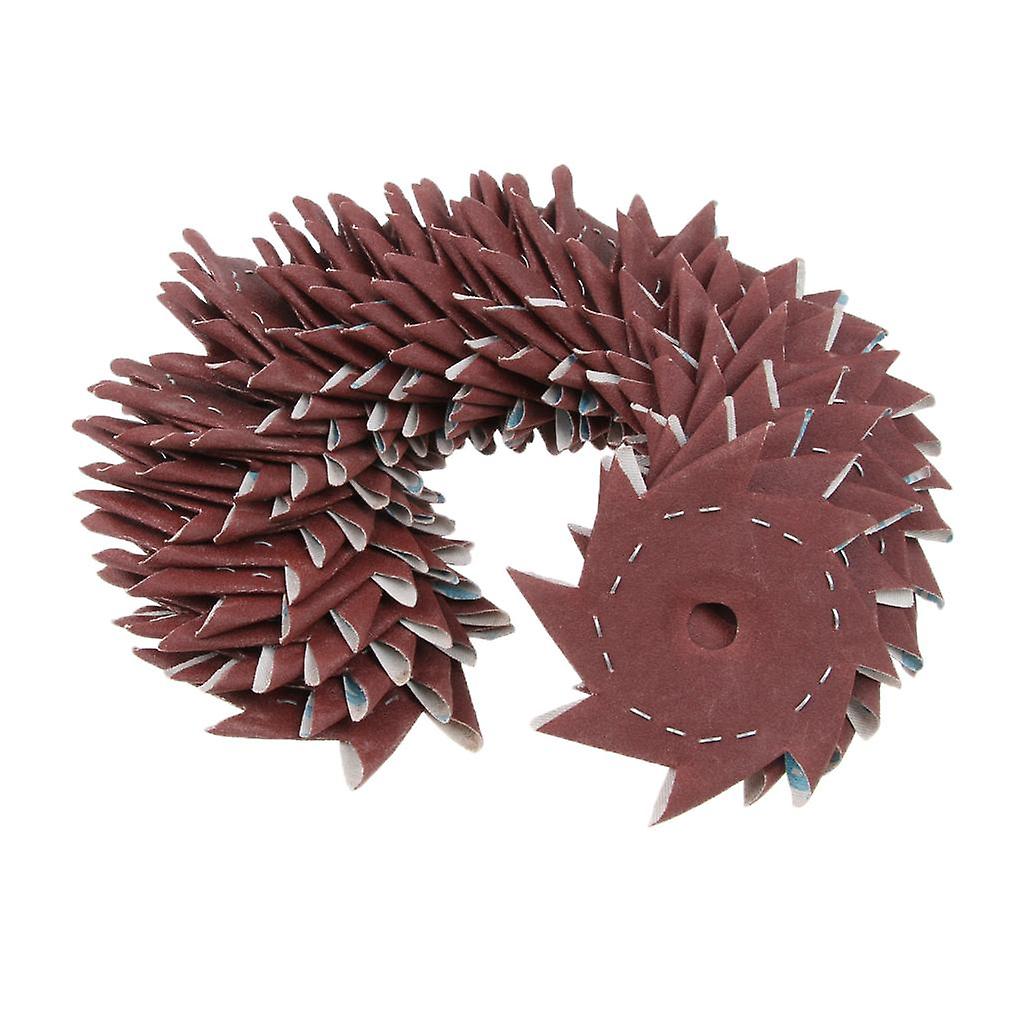 50 Pieces Octagonal Abrasive Sandpaper Polishing Tool 400# Double Layer