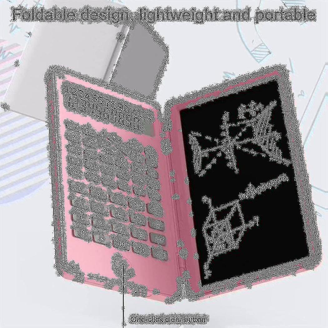 Scientific Calculators, 12-digit Lcd Display With Erasable Writing Tablet Foldable For Home School