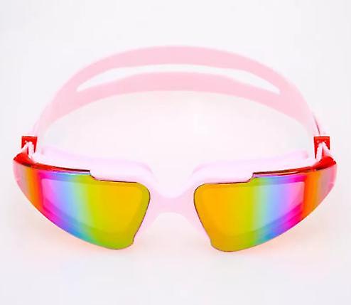 Hommes Femmes Lunettes de natation Adulte Large Frame Electroplated Swimming Goggles