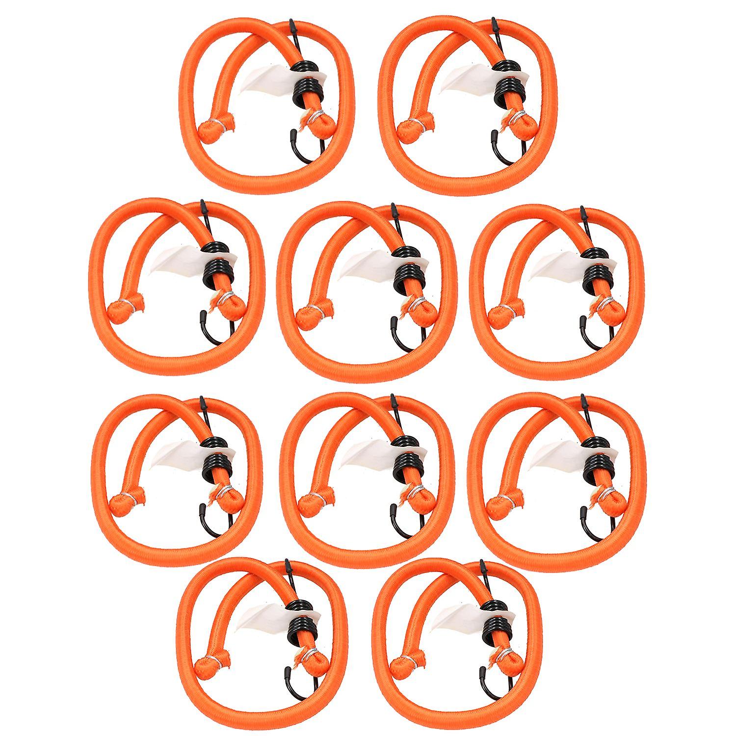 75cm / 29.5” Heavy Duty Bungee Cord Strap Tie Down Holder with Hooks 10pc