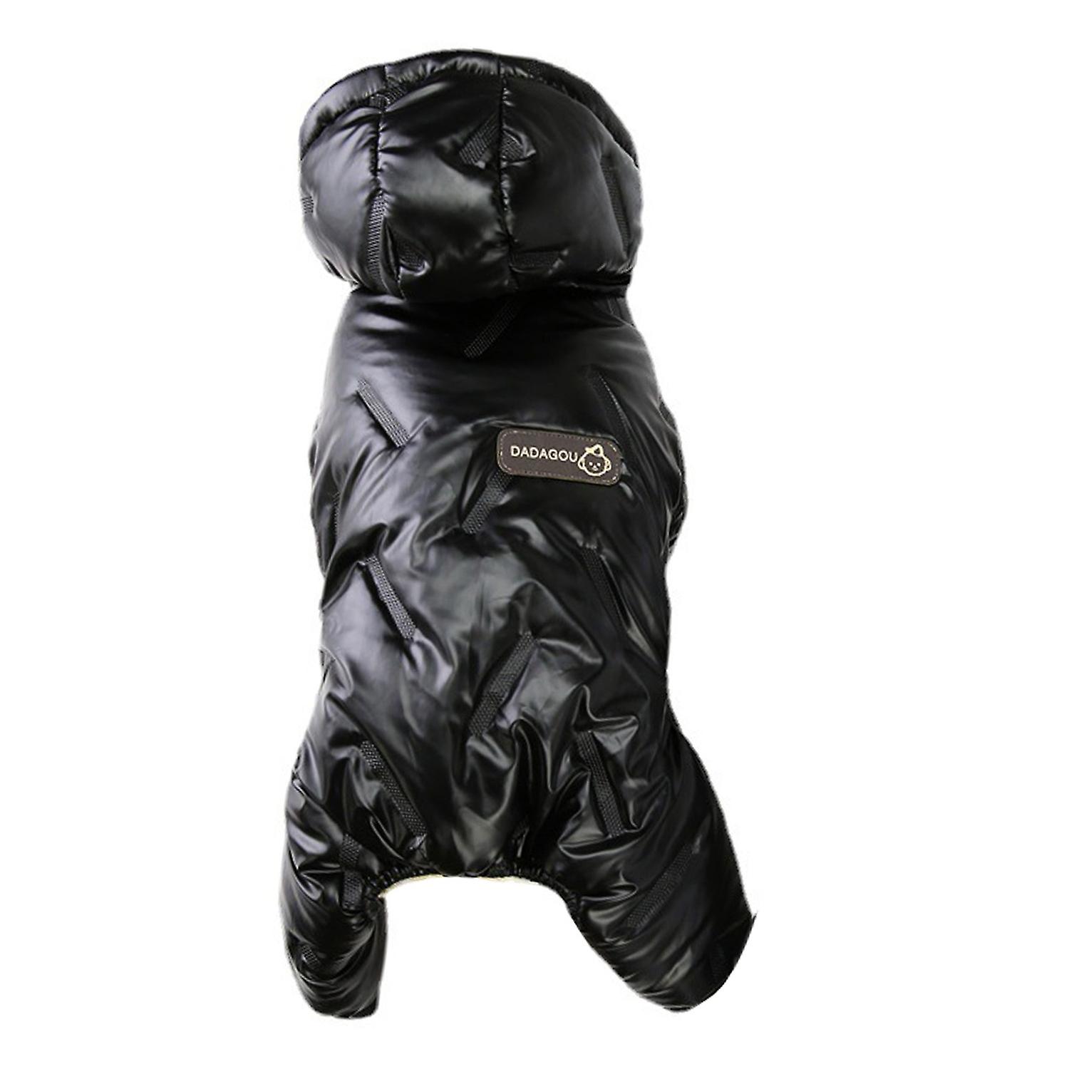 Pet Jumpsuits Solid Color Keep Warmth Soft Texture Pet Dogs Fleece Hooded Coat Costume for Winter